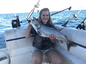 Ada with a Lake Trout